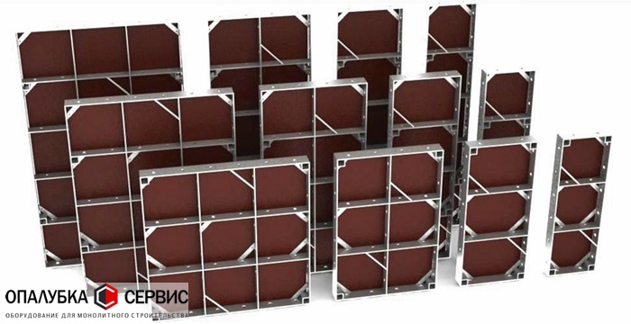 Мелкощитовая опалубка